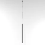 NER 350 wisząca max. 1x2,5W, G9, 230V, przewód czarny, szary grafitowy (mat struktura) RAL 7024