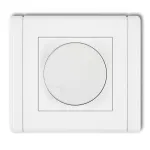 FLEXI Elektroniczny regulator oświetlenia przyciskowo-obrotowy do lamp LED biały