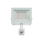 NOCTIS LUX 4 NAŚWIETLACZ 30W CW 230V IP44 141x185x53mm BIAŁY czujnik ruchu PIR