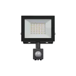 NOCTIS LUX 4 NAŚWIETLACZ 30W WW 230V IP44 141x185x53mm CZARNY czujnik ruchu PIR