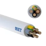 YDYżo 450/750 4x10 biały Kabel elektroenergetyczny, instalacyjny, wielożyłowy z izolacją PVC