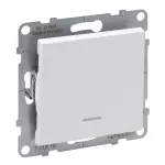 SUNO - Łącznik schodowy z podświetleniem - 10 AX - 250 V~ - zaciski automatyczne, Biały, Legrand