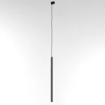NER 350 wisząca track, max. 1x2,5W, G9, 230V, przewód czarny, szary grafitowy (mat struktura) RAL 7024