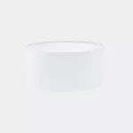 Lamp shade (Accessory) Shade oval shape 285x150x150mm White PAN-177-14