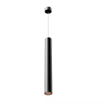 PIXO 510 wisząca max 1x50W, GU10, 230V, kolor miedzi, czarny głęboki (mat struktura) RAL 9005 T068E51Wh961116