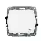 TREND Mechanizm łącznika zwierny światło podświetlanego biały