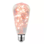 Żarówka Dekoracyjna LED Świetliki ST64 E27 2W 230V Czerwona