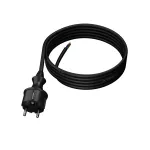PP-40H/3M/3X1,5/H05RR Przewód przyłączeniowy z wtyczką prostą IP44; 3x1,5; H05RR; 3m; czarny