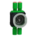 Multifix, puszka 1M, 44 mm, 4 elastyczne wejścia + zatyczka