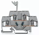 Złączka do zabudowy elementów 2-piętrowe, szara 281-635/281-490