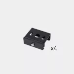 Black accessory for direct mounting on false ceilings 71-8197-60-00