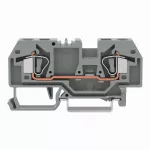 2-przewodowa złączka przelotowa 6 mm², jasnoszara 282-992