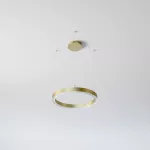 ALFREDO 710/U wisząca DIRECT LED PHILIPS LV 44W/7000lm/3000K/TD/CAS, 230V, kolor złota (gładki mat)