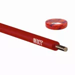 H05V-U 1x0,75 czerwony Kabel elektroenergetyczny, instalacyjny, jednożyłowy, z żyłą jednodrutową z izolacją PVC