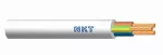 H03VV-F 3G0,75 white Kabel elektroenergetyczny wielożyłowy giętki o izolacji i powłoce PVC okrągły