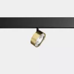 Low voltage Kiva ø75 6.4W LED warm-white 3000K CRI 92 ON-OFF Matte gold 530lm 35-8036-DN-00