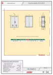 Obudowa poliestrowa - IP44/IP54, IK10, OS 53x80-2 daszek płaski