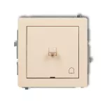 DECO Mechanizm łącznika zwierny dzwonek w stylu amerykańskim beżowy