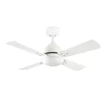 Fan Borneo ø1066mm IP20 E27 White White VE-0006-BLA