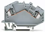 2-przewodowa złączka przelotowa 4 mm², jasnoszara 781-992