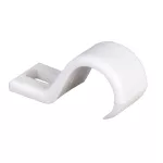 Plastikowa obejma kablowa, Thorsman, TK 14...20 mm biały
