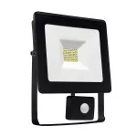NOCTIS LUX SMD 120st  230V 30W IP44 WW WALLWASHER black with sensor