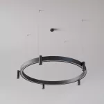 PEDRO 1400 wisząca LED 3000K, 230V + SLM PremiumColor, L09, 5x1190lm/24D/930, 230V, czarny (mat) RAL 9017