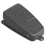WYŁĄCZNIK NOŻNY 140X66 ALUMINIOWY CZARNY (1NO/1NC) 10A