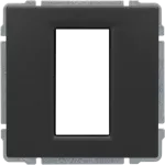 KOS 66 Uchwyt do instalacji modułów 45x22,5 z redukcją ramki GRAFIT