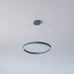 ALFREDO 910/U wisząca DIRECT LED PHILIPS LV 56,5W/9000lm/3000K/TD/CAS, 230V, szary grafitowy (mat struktura) RAL 7024