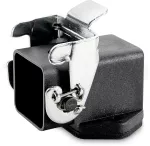 EPIC H-A 3 AGS PANEL MOUNT BASE BK Złącza