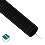 RKGS / Rura karbowana PVC-U Czarna 25 750N z pilotem 25 m
