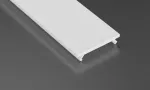 Klosz do profilu LED BASIC wciskany 100cm PC Mleczny