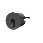 Recessed wall lighting IP65 Icon Round LED 3.3W LED warm-white 3000K ON-OFF Black 228 PX-0358-NEG