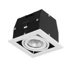 Downlight Cardan Simple GU10 8W White IP23 TC-1400-BLA