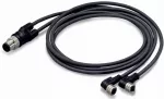 SA-C 2 x M8-F-RA M12A-M-AX Przewód czujnika elementu wykonawczego 756-5514/040-010