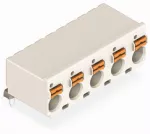 1-przewodowe gniazdo THT, kątowe przycisk Push-in CAGE CLAMP®, jasnoszary 2092-3372