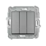 ICON Mechanizm łącznika potrójnego srebrny metalik