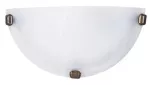 3003 Półplafon Alabastro E27/1x60W biały/brąz 230V, 50Hz
