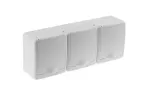 Gniazdo hermetyczne BETA1,3x2P+Z,IP44, białe,schuko