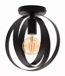 5359 Lampa sufitowa Cortado E27 1xMAX40W black D25