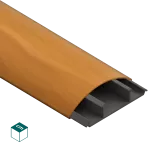 LPO / Listwa Elektroinst. PVC-U Półokrągła 18/75 3K Drewno Jasne - 2 m (5 szt./op.)