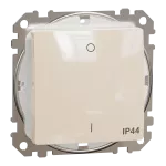 Łącznik 2-biegunowy IP44, Sedna Design & Elements, beżowy