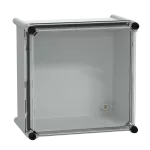 Puszka poliestrowa PLS pokrywa transparentna poliwęglanowa IP65 270x270x180 mm, PanelSet