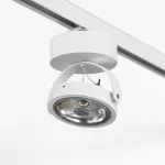 DEDRA A1Td LED111 projektor track max. 1x20W, G53, 12V/DC, biały sygnałowy (mat struktura) RAL 9003