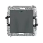 ICON Mechanizm wypustu kablowego grafitowy mat