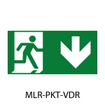 PIKTOGRAM DO OPRAWY MALER WERTYKALNY STRZAŁKA W DÓŁ PO PRAWEJ STRONIE 324 X 158 MM