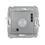 ICON Mechanizm elektronicznego czujnika ruchu srebrny metalik