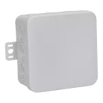 E125 - Puszka odgałęźna naścienna, szara IP54 75 x 75 x 40 mm