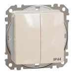 Łącznik świeznikowy IP44, Sedna Design & Elements, beżowy